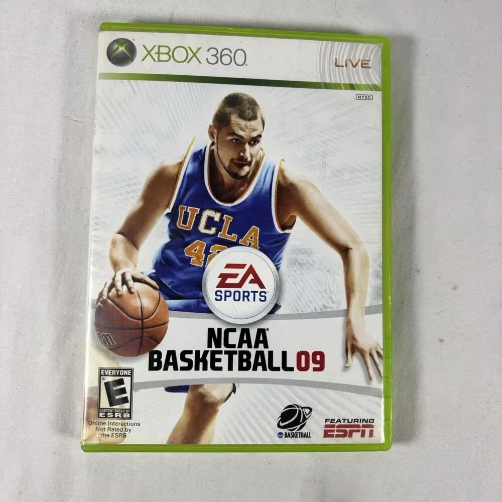 NCAA Basketball 09 Xbox 360 Complete CIB with Disc